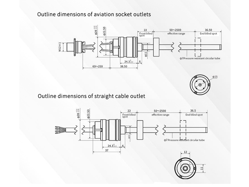 MI Analog Magnetostrictive Displacement Sensor입니다
